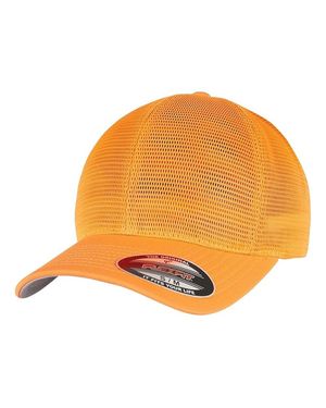 Flexfit "360 Omnimesh" Baseball-Mütze (Neon- - Orange