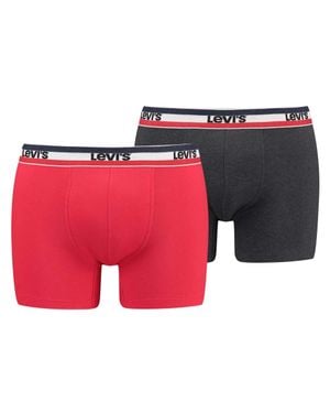 Levi's Levi's Sportswear Boxer Brief Bio-Boxershorts - Rot