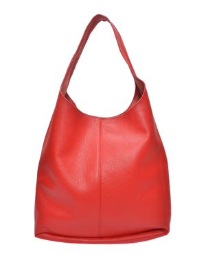 Roberta M Ledertasche Aus Rindsleder - Rot
