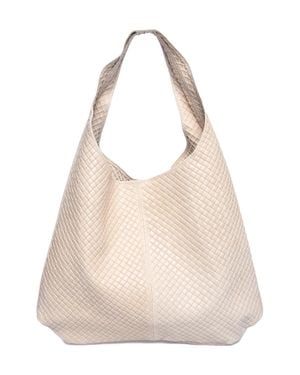 Luisa Vannini Rindsledertasche - Natur
