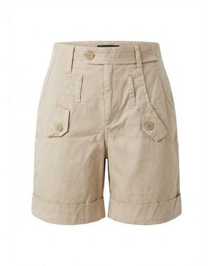 Conquista Hochgeschnittene Utility-Shorts - Natur