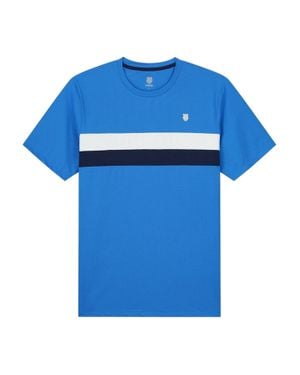 K-swiss T-Shirt Für Herren, Rundhalsausschnitt, Regulär (Graublau)