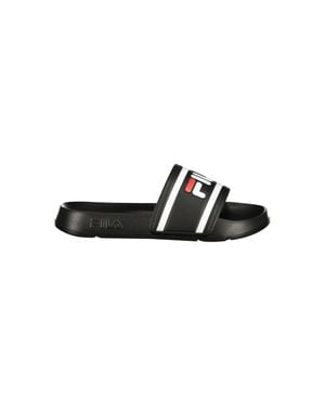 Fila Slide Sandalen Casual - Schwarz