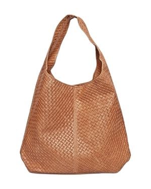 Luisa Vannini Rindsledertasche - Braun
