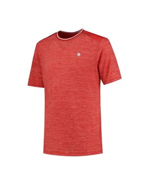 K-swiss "Hypercourt" T-Shirt Für Herren, Hochleistungsmaterial (Lollipop- - Rot