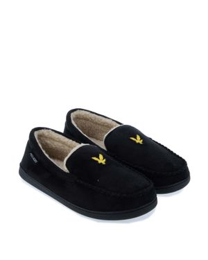 Lyle & Scott Herren Mokassin-Hausschuhe "Aspen" - Blau