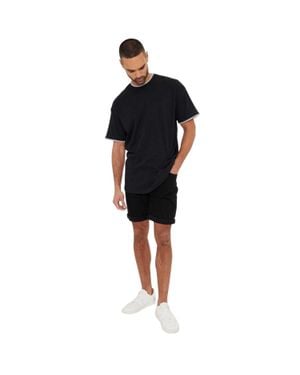 Threadbare T-Shirt Für Herren, Jerseyware, Regulär - Schwarz