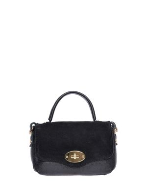 Roberta M Rindsledertasche - Schwarz