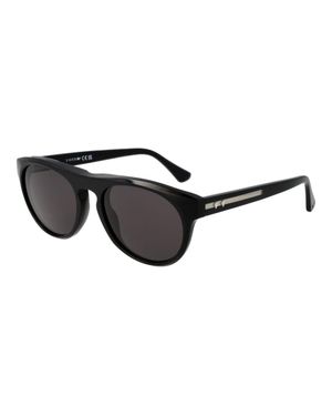 Web Schwarze Acetat-Sonnenbrille