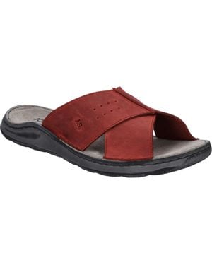 Josef Seibel Herren Sandale Maverick 04 - Rot