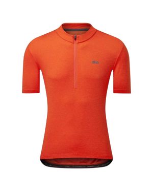 Dhb Radfahr-Trikot Für Herren, Mit Kurzem Reißverschluss - Rot
