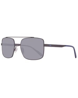 Helly Hansen Schwarze Metall-Sonnenbrille - Grau