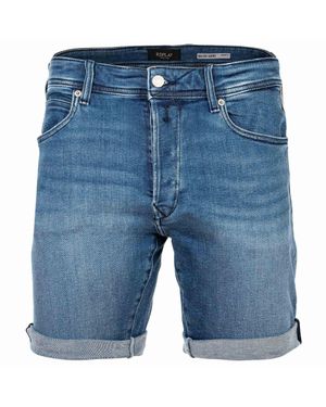 Replay Bermudas Bermuda-Shorts 1er Pack Baumwolle - Blau