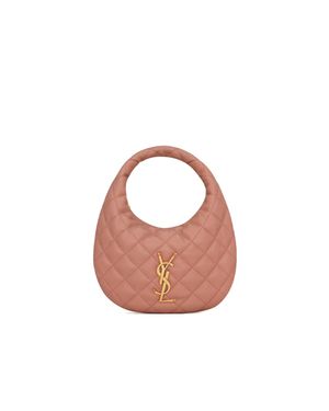Saint Laurent Icarino Gesteppte Handtasche - Pink