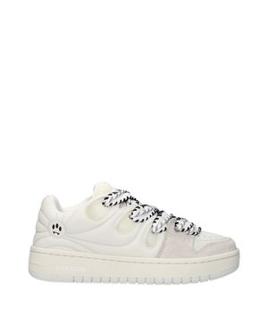 Barrow Weiße Leder Low-Top Sneakers