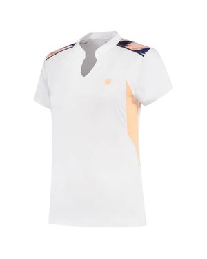 K-swiss "Hypercourt" T-Shirt Für Damen, Tennis, Regulär - Weiß