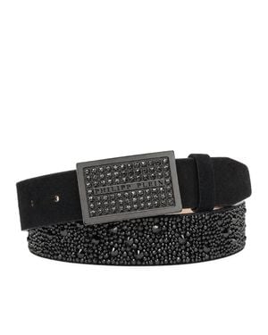 Philipp Plein Gürtel Leopard - Schwarz