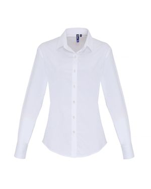 PREMIER Bluse Für Damen Langärmlig - Weiß