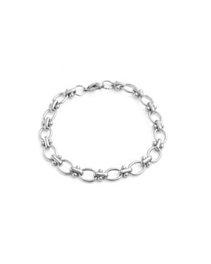Luxenter Rhodium-Finish Armband – Balil - Mettallic