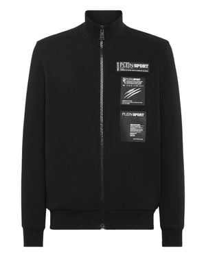 Philipp Plein Sweatjacke Scratch - Schwarz