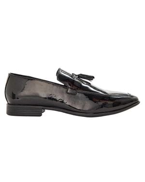 Lambretta Halbschuhe Für Herren, Leder, Quaste - Schwarz