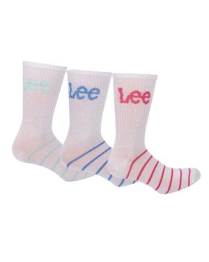 Lee Jeans Sportsocken Für Damen (3Er-Pack) - Pink