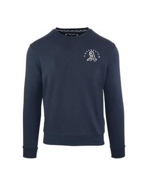 Aquascutum Sweatshirt Für Herren, Rundhalsausschnitt - Blau