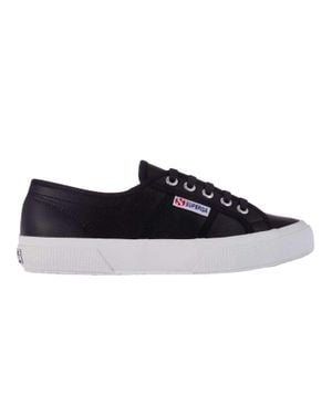 Superga "2750" Sneaker Für Damen, Nappaleder /Weiß) - Blau