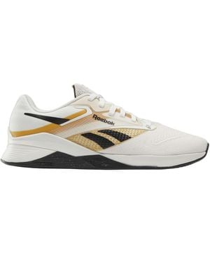 Reebok "Nano X4" Sneaker Für Herren, Flach (Kreide/Schwarz/Retro Blau) - Weiß