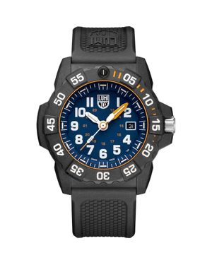 Luminox Schwarze Gummi Sportuhr