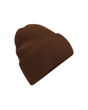 BEECHFIELD® Mütze Mit Bündchen (Walnussbraun)
