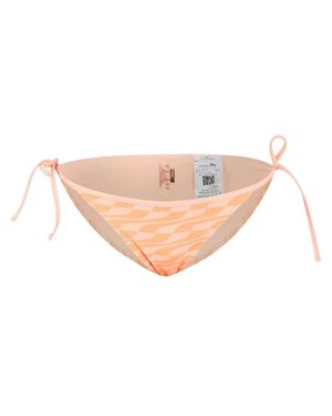 PUMA Bikinihöschen Für Damen, Seitlich Gebunden - Pink