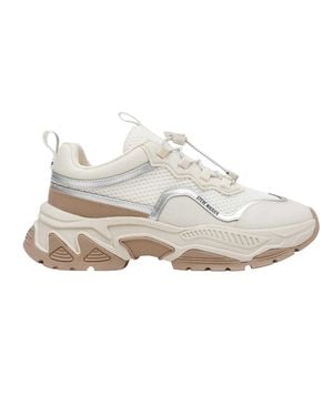 Steve Madden Sneaker Für Damen, Grob Flach (Cremefarbe) - Weiß