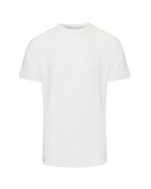 Threadbare "Falkland" T-Shirt Für Herren, Jerseyware (Ecru) - Weiß
