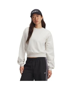 Under Armour "Vida" Kurzes Sweatshirt Für Damen, Fleece - Grau