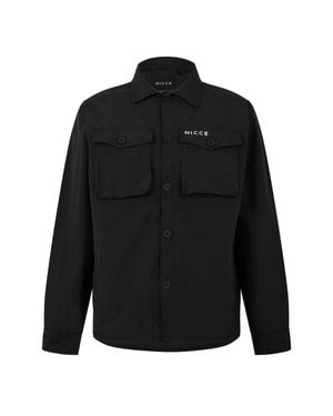 Nicce London "Fletch" Hemdjacke Für Herren - Schwarz