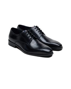 Ben Sherman Kenton Leder Herren Schwarze Schnürschuhe