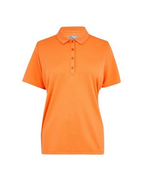 Callaway Apparel "Swing Tech" Poloshirt Für Damen, Regulär, Kurzärmlig (Nektarine Braunrot) - Orange