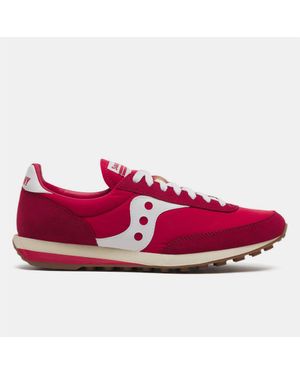 Saucony "80" Sneaker Für Herren/Damen Wildleder /Weiß) - Rot