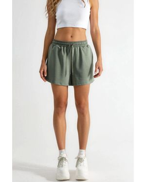 Busem Elastische Modal-Shorts Mit Taschen - Grün