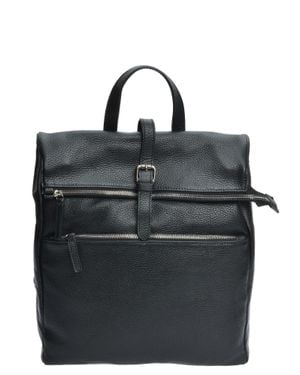 Anna Luchini Rindsledertasche - Schwarz