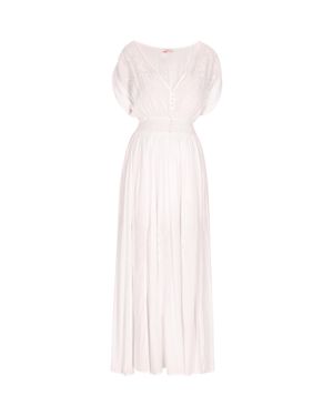 IZIA Kleid Damen Wollweiß