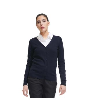 Sol's "Golden" Strickjacke V-Ausschnitt Für Damen - Blau