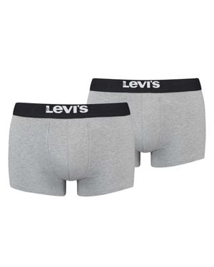 Levi's Levi's Solid Basic Trunk Bio-Boxershorts - Grau