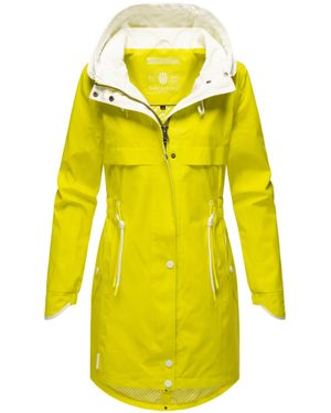 Navahoo Damen Übergangsjacke Xankaa Mit Kapuze - Gelb