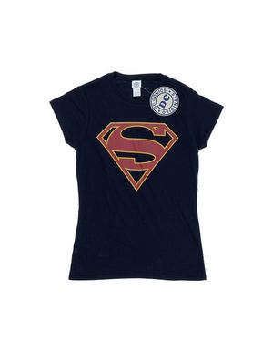 Dc Comics T-Shirt Für Damen (Marineblau)