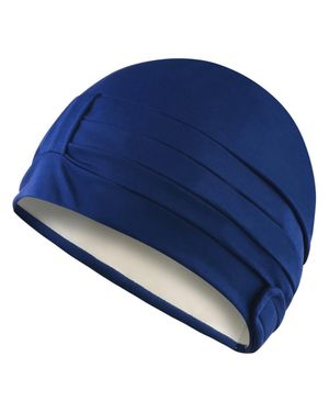 Aqua-Speed Damen Bequeme Stoff-Schwimmhaube - Blau