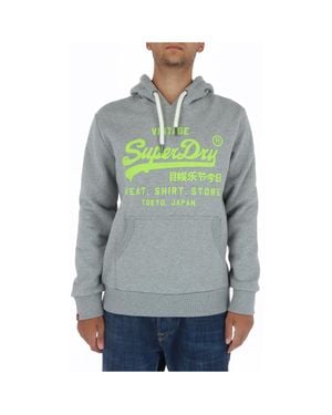 Superdry Vintage Logo Hoodie - Grün
