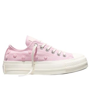Converse "Chuck Taylor" Schuhe Mit Plattform-Sohlen Für Damen, Canvas (Blüte) - Pink