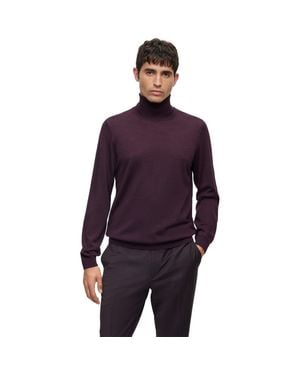 BOSS "Musso-P" Pullover Für Herren (Dunkelrot) - Lila